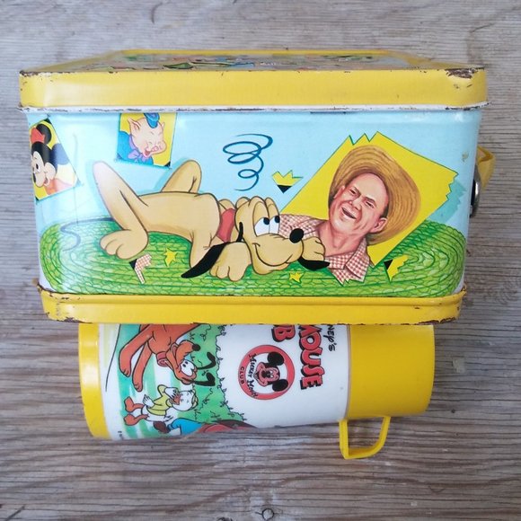 vintage Mickey Mouse Club lunchbox with Thermos - Picture 7 of 8